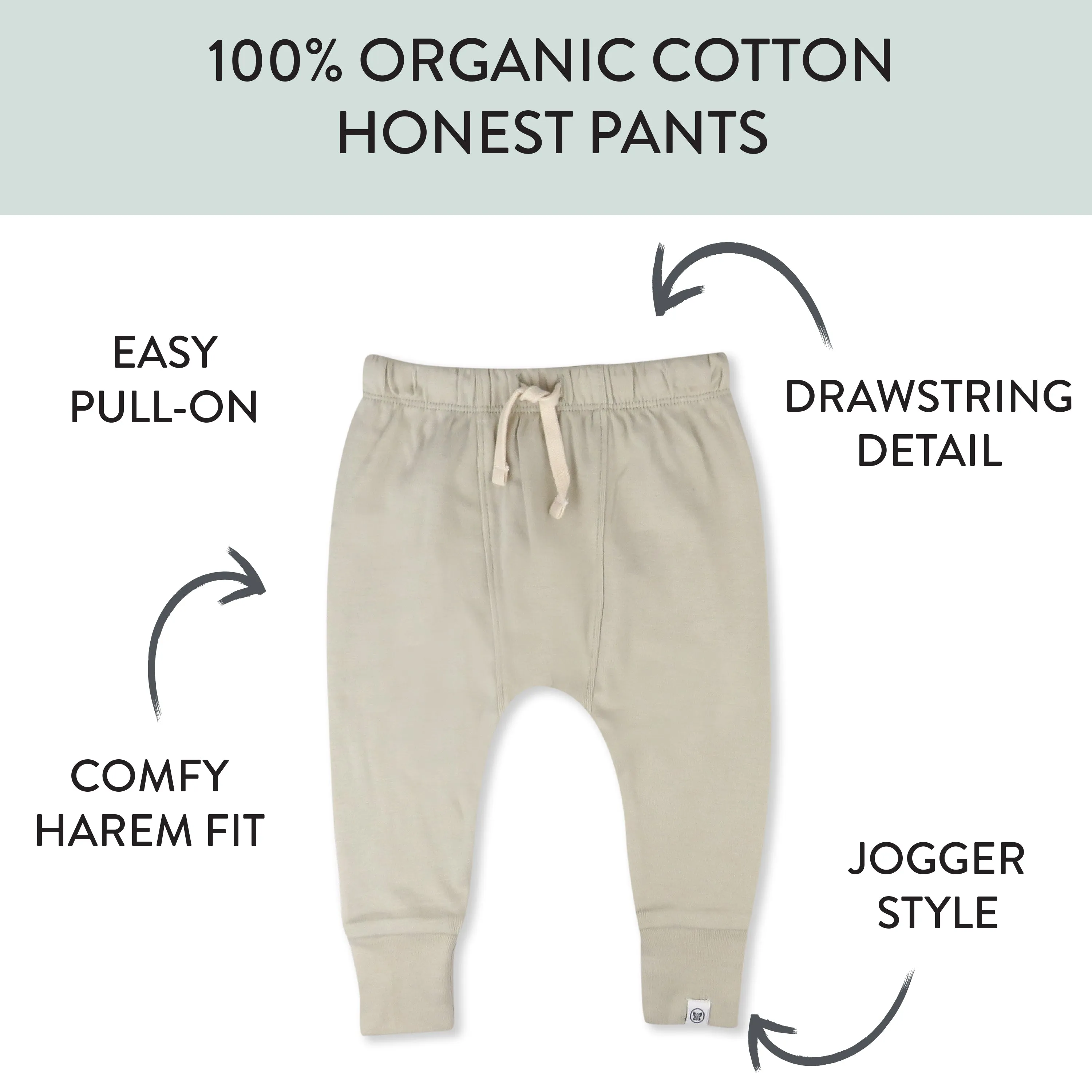 2-Pack Organic Cotton Honest Pants