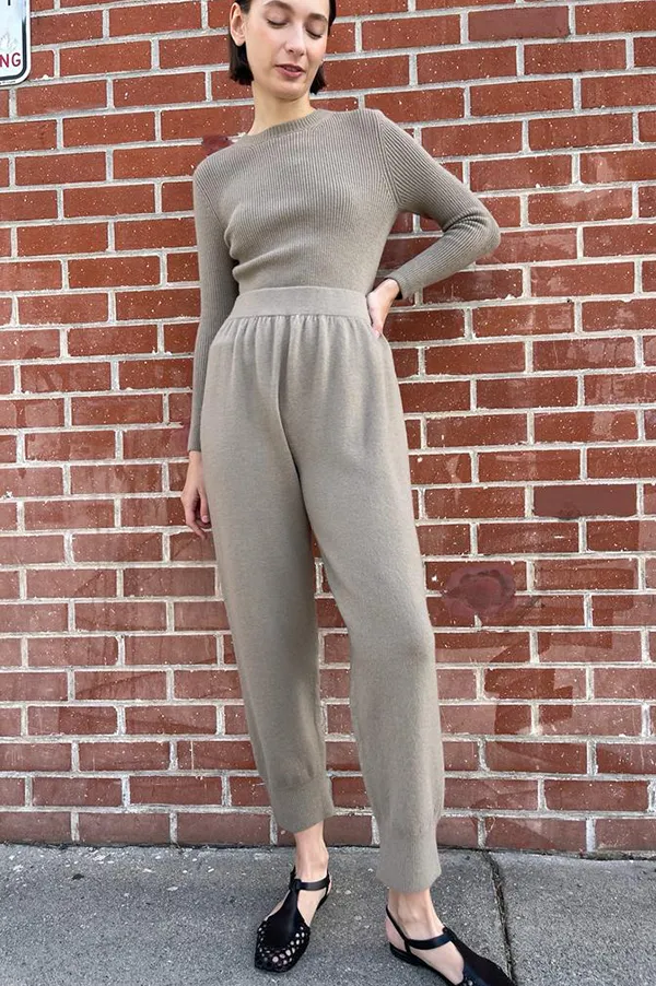 Base Pants in Stoneware