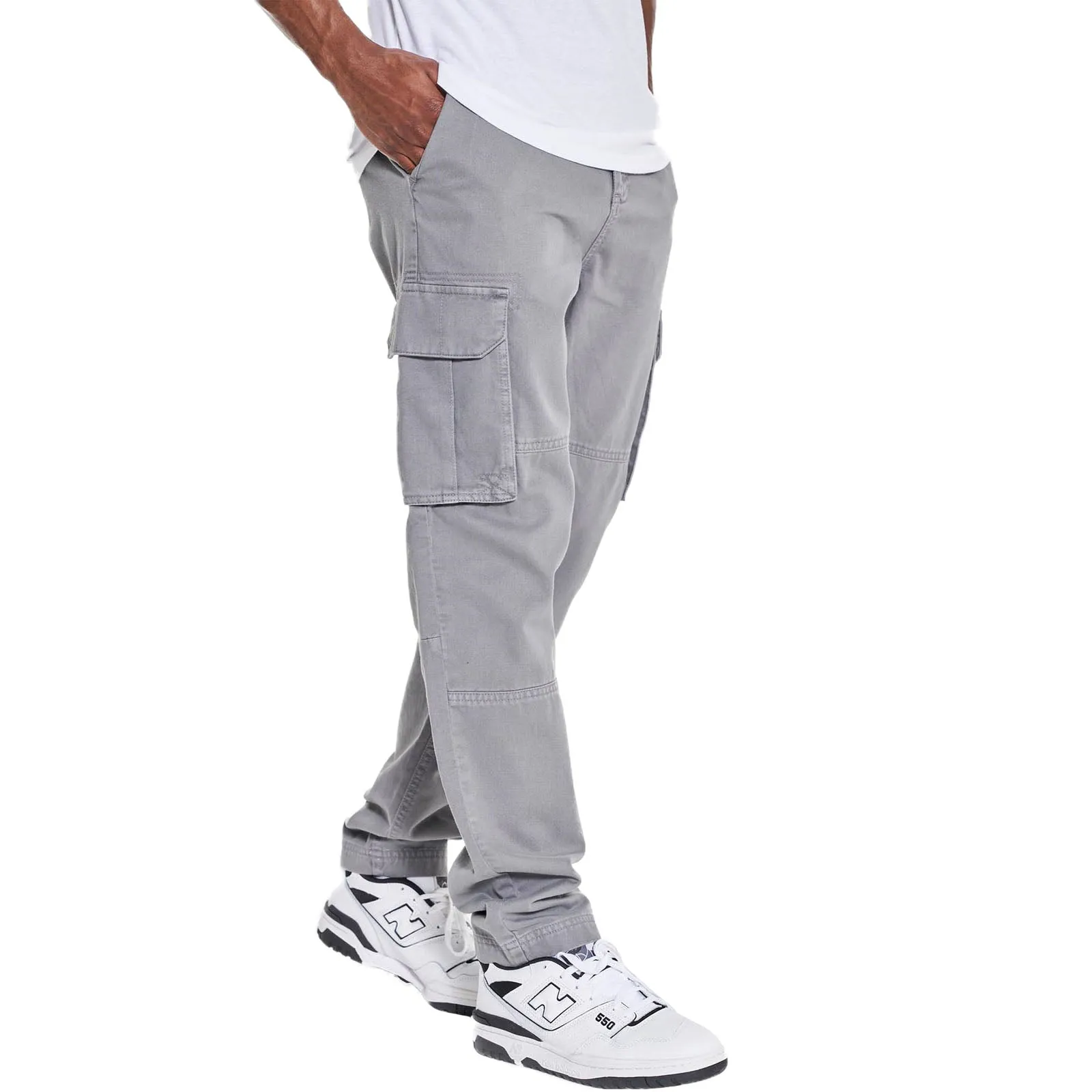 Bench Mens Sergei Multi Pocket Cotton Cargo Pants