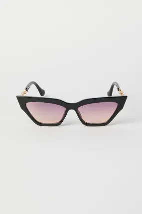 Black Cat Eye Fashion Sunglasses