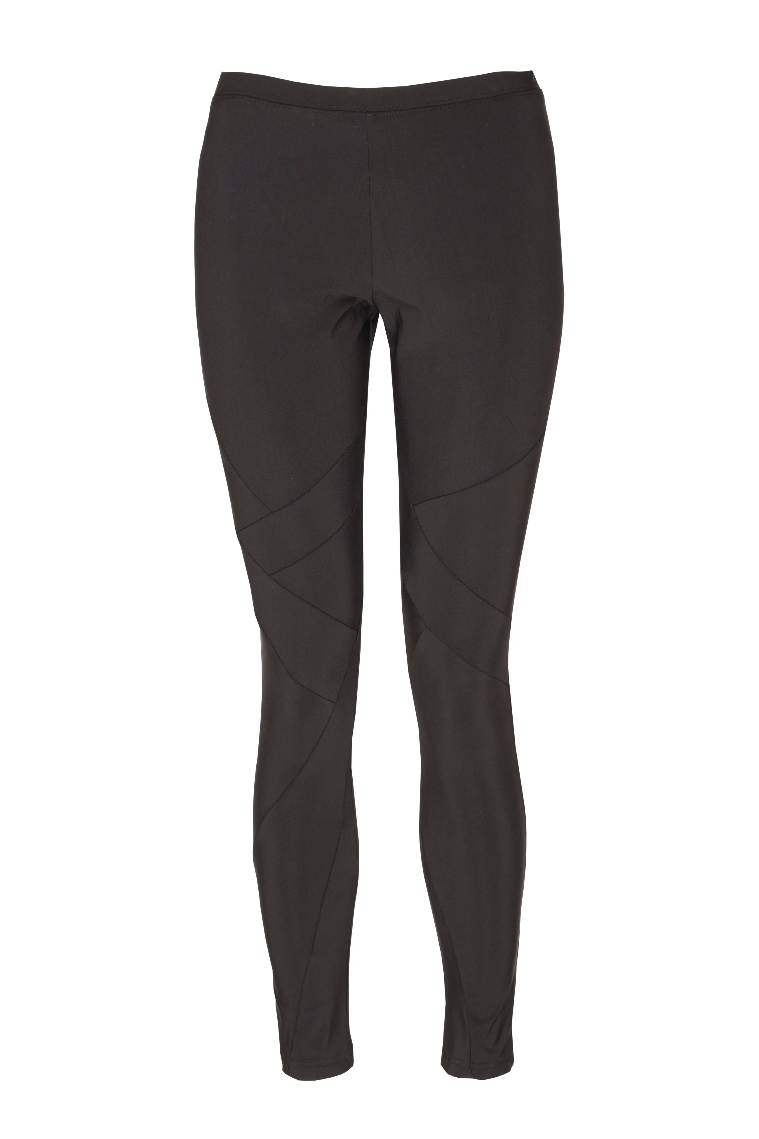 Black Insert Panels Leggings 6062