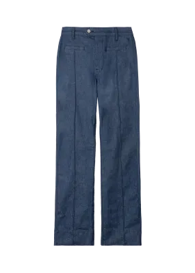 Bootcut rinsed denim pants