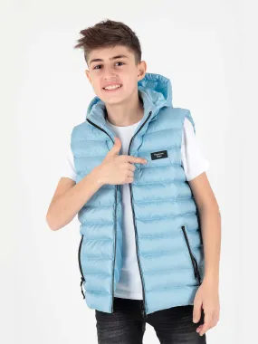 Boy Fashion trend Hooded Swelling Vest AK215051