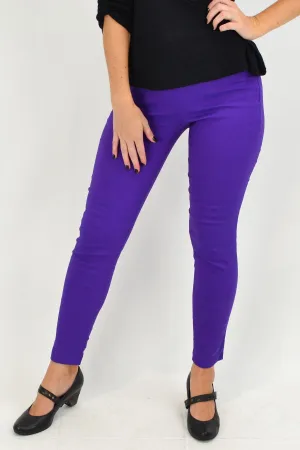 Classic Purple Pencil Leg Pants