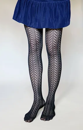 Crochet Chevron Tights