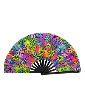 Daisy Dreamland UV Reactive Hand Fan