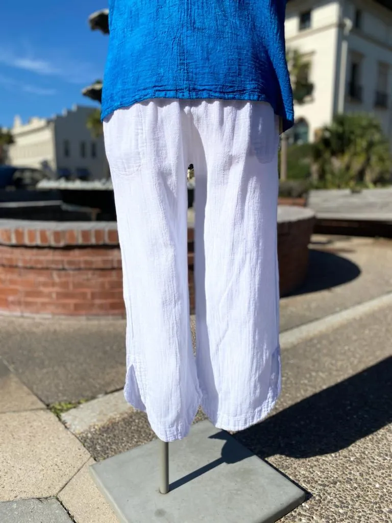 Deloris Pants 100% Cotton Gauze- With Pockets!