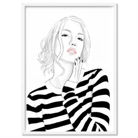 Fashion Illustration | Madison - Art Print by Vanessa