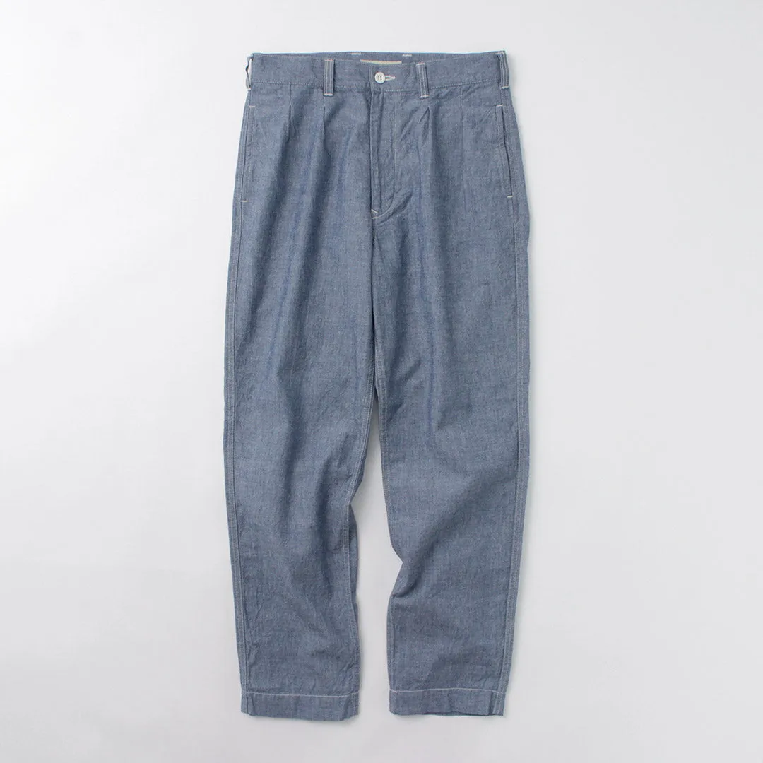 FOB FACTORY / F0528 M52 Chambray trousers