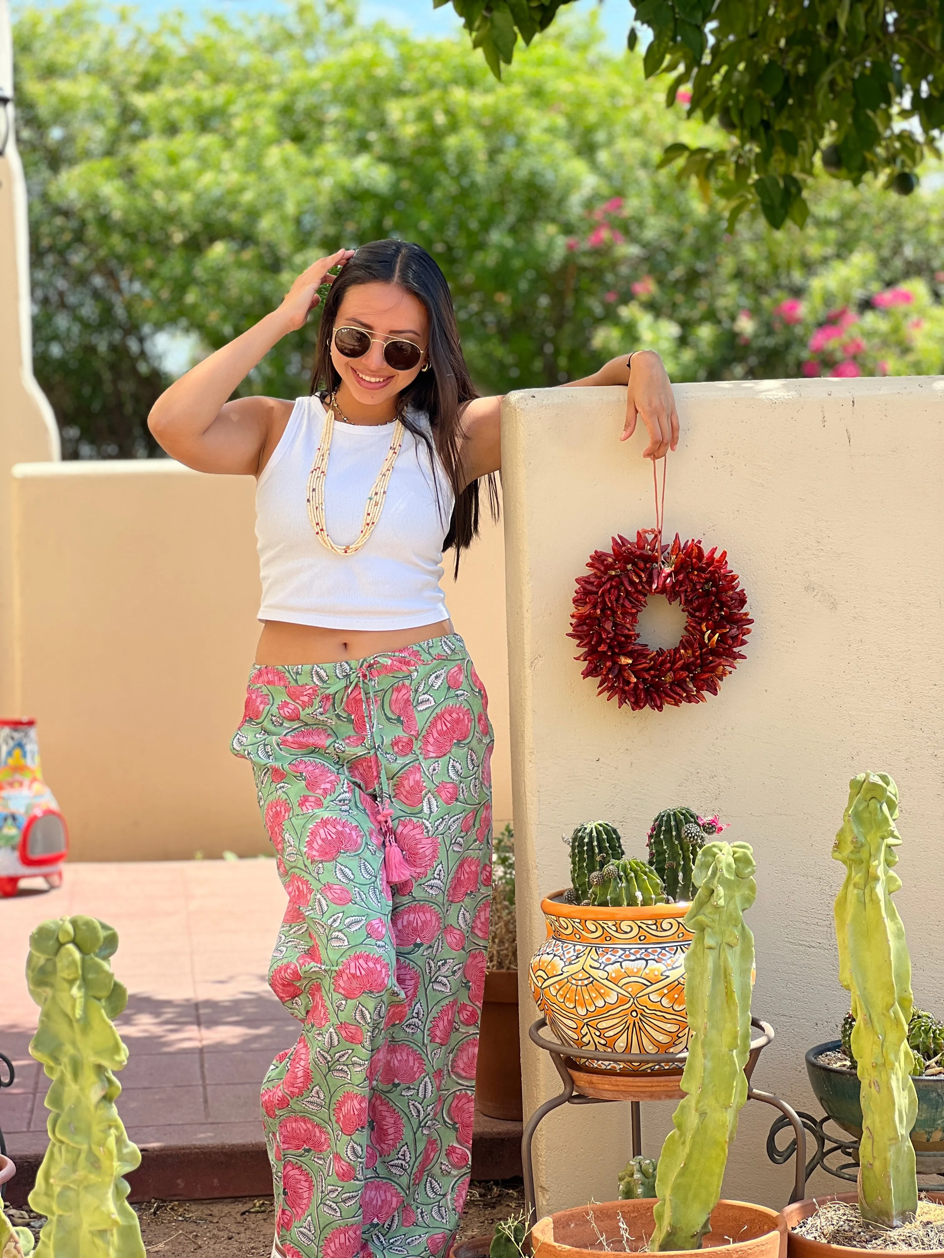 Francis Floral Cotton Lounge Pants