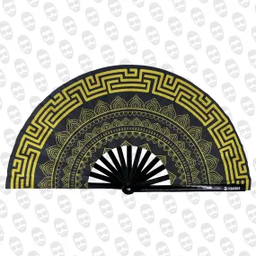 Gold Mandala UV Fan