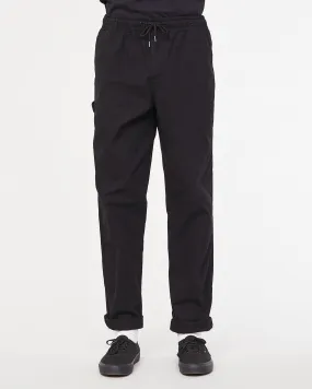 Gonz Pants Herringbone Cotton Black