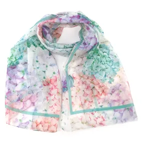 Hydrangea ladies Fashion Scarf