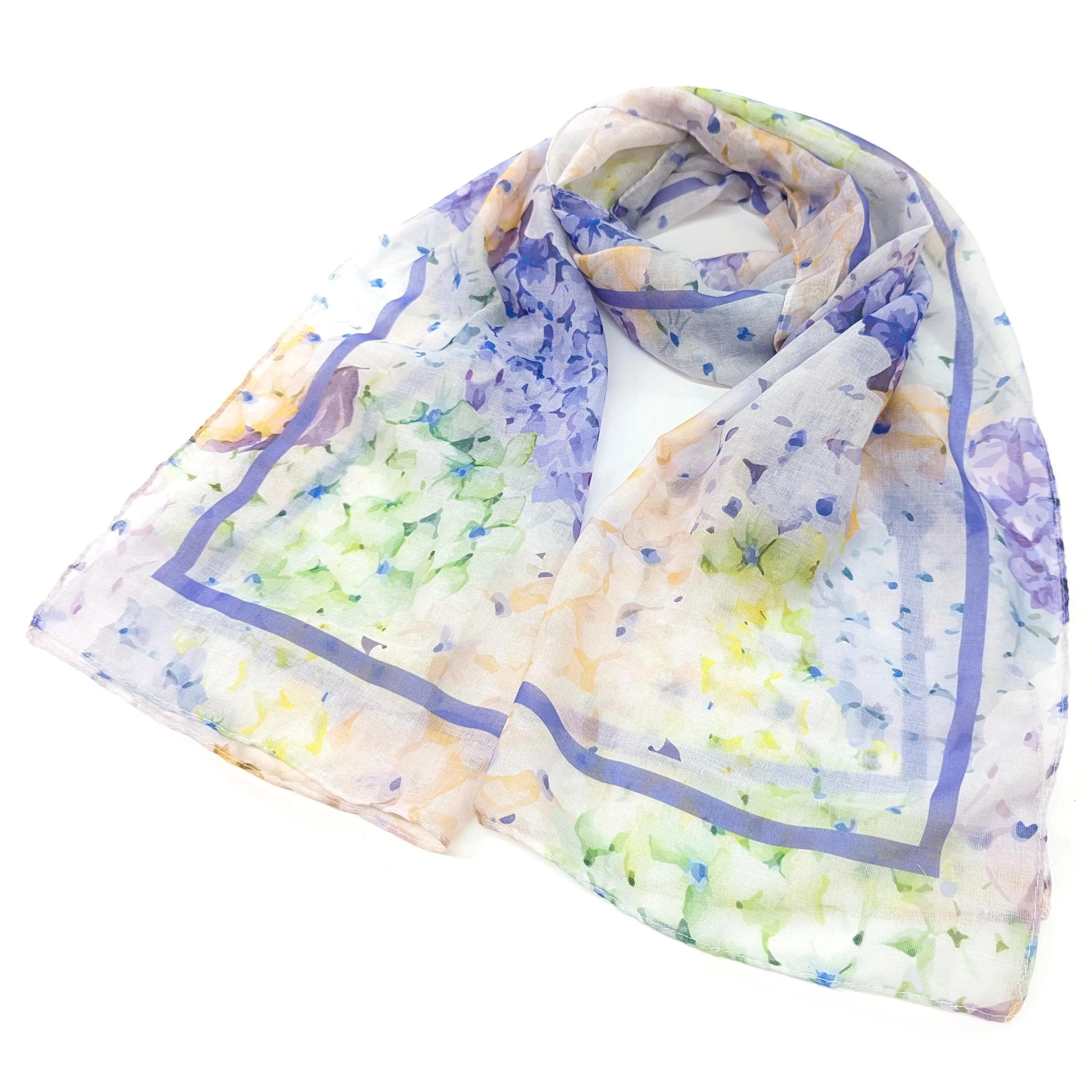 Hydrangea ladies Fashion Scarf