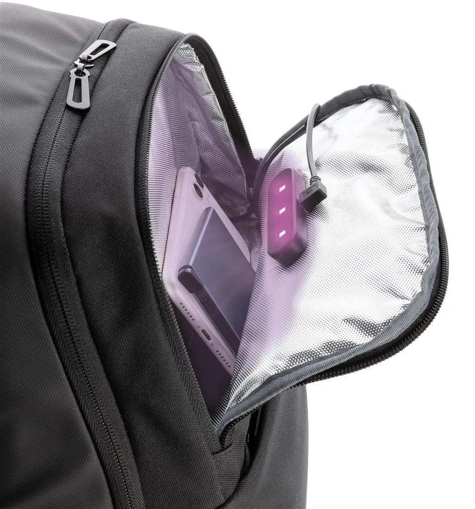 Laptop Backpack with UV-C Steriliser Pocket