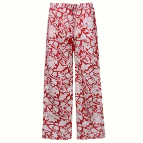 Laura Floral Cotton Lounge Pants