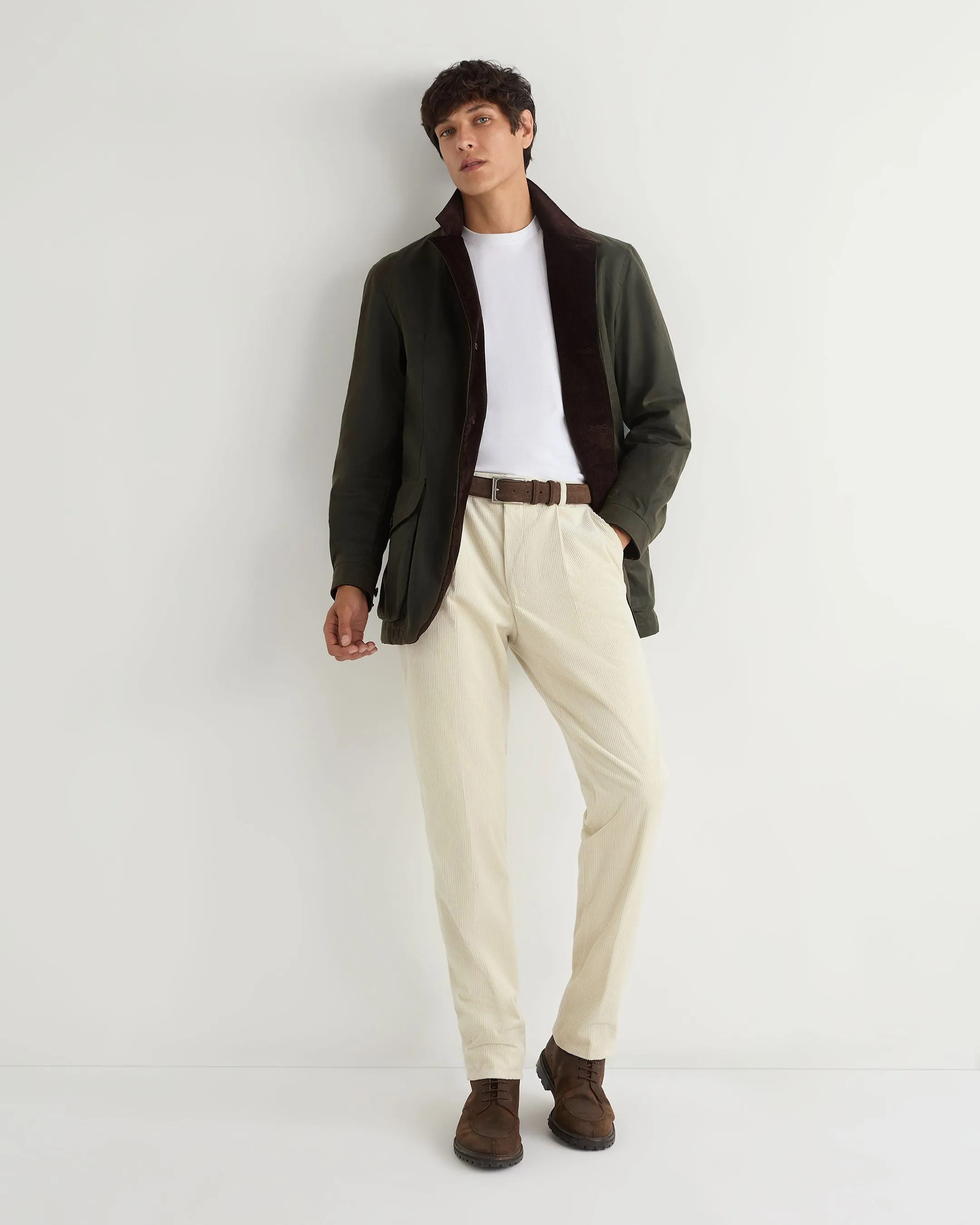 Mens Off White Atrani Corduroy Trousers