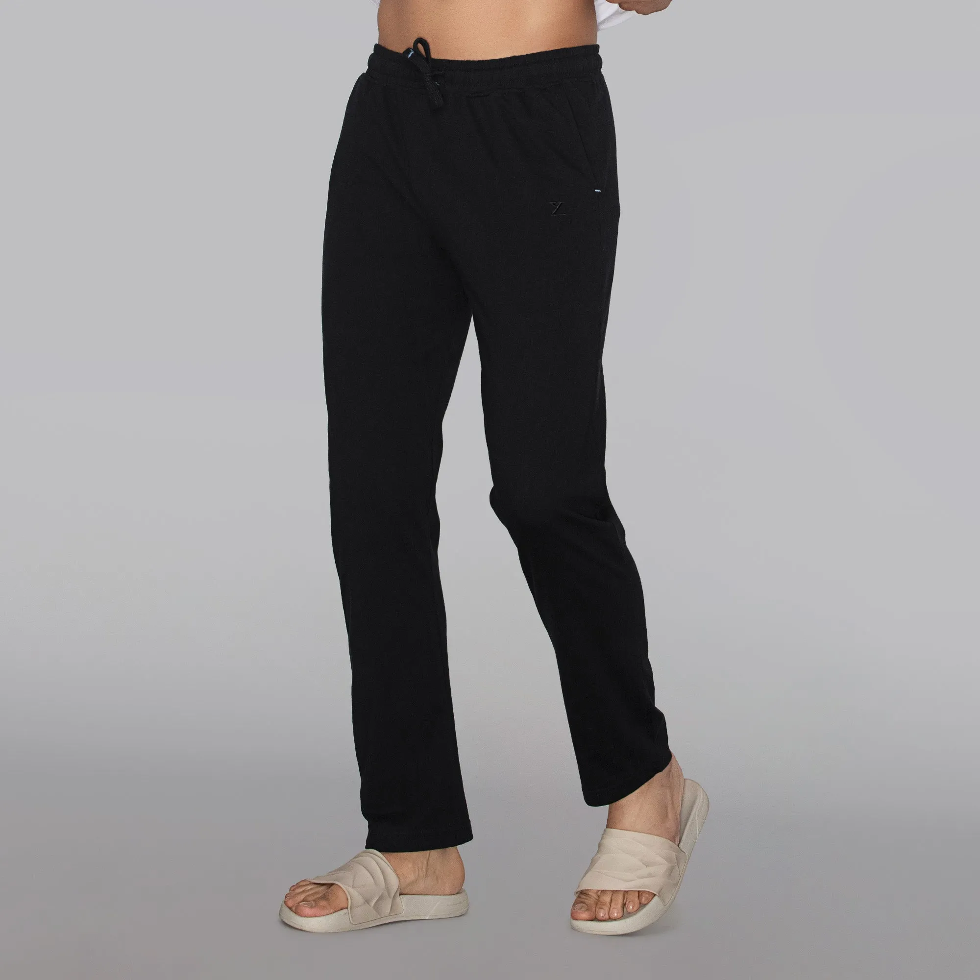 Pace Cotton Rich Track Pants Pitch Black