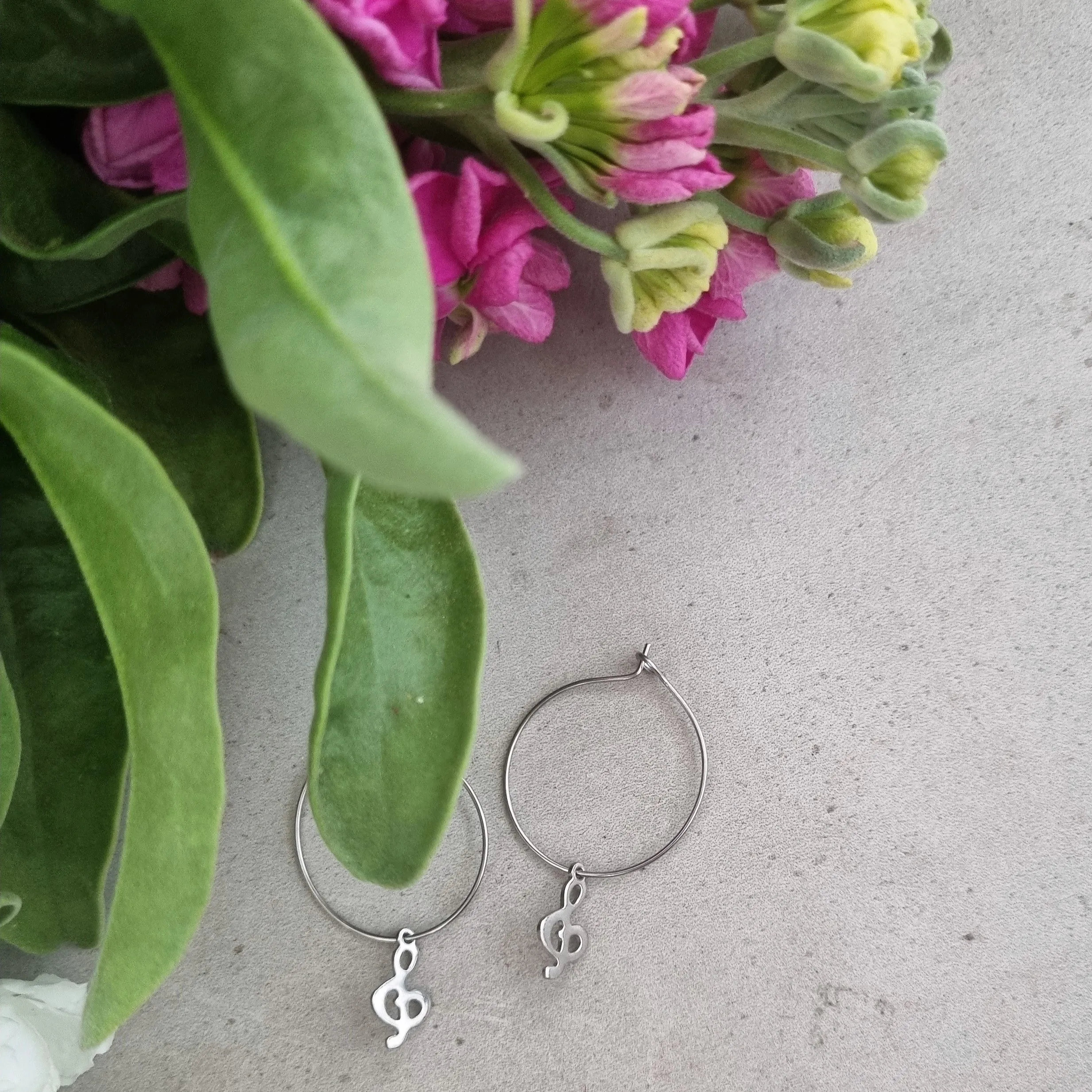 Sol key earrings